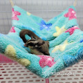 Casa com cama suspensa para ninho com rede de hamster, pássaro de estimação